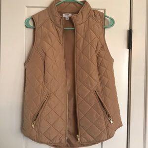 Crown and Ivy tan vest